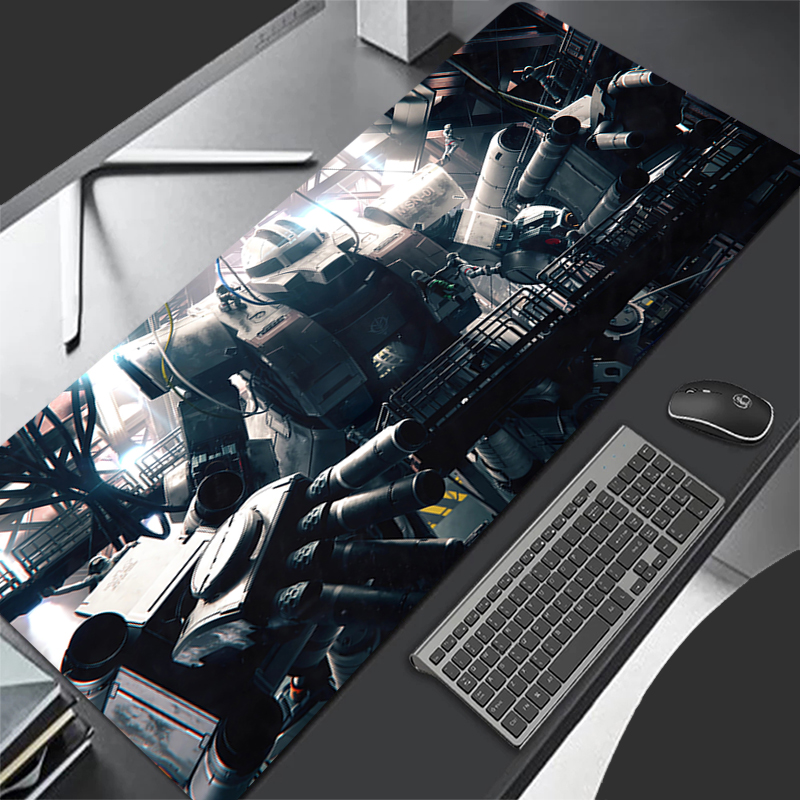 Gaming Keyboard Non Mechanical - Grand tapis de souris mécanique guerrier
