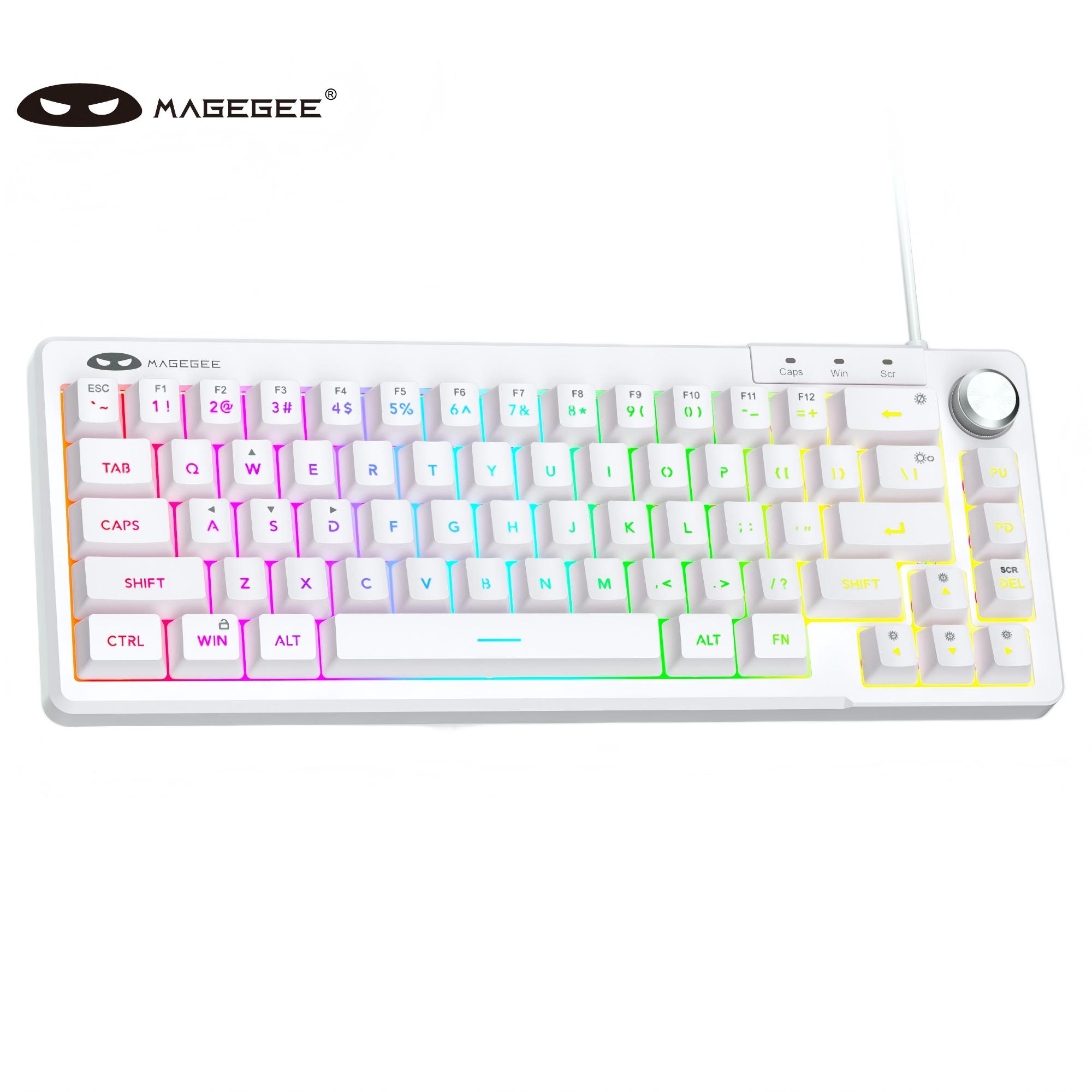 Keyboard Gaming Transparent - Clavier à membrane MageGee TS68 Mini
