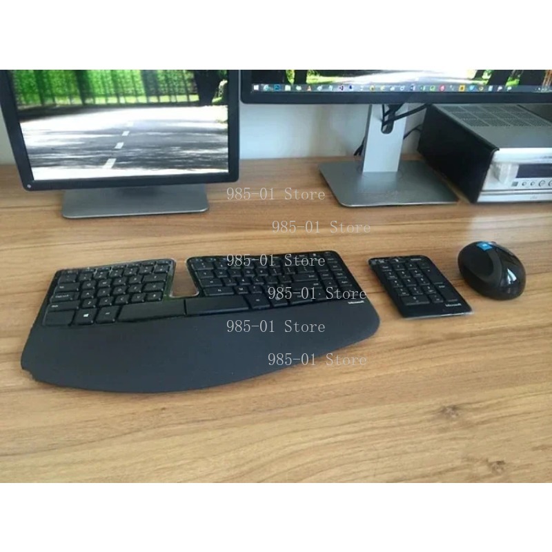 Gaming Keyboard Wireless - Ensemble clavier et souris sans fil,