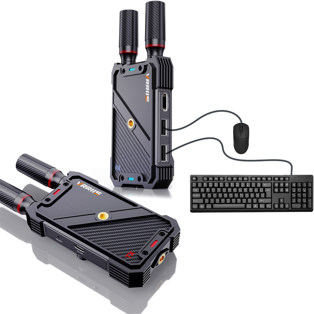 Gaming Keyboard Wireless - VRRIIS WL082K 400m sans fil HDMI