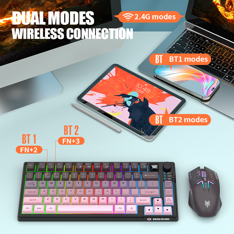 Combo clavier et souris de jeu - Gaming Keyboard And Mouse Wireless avis et prix