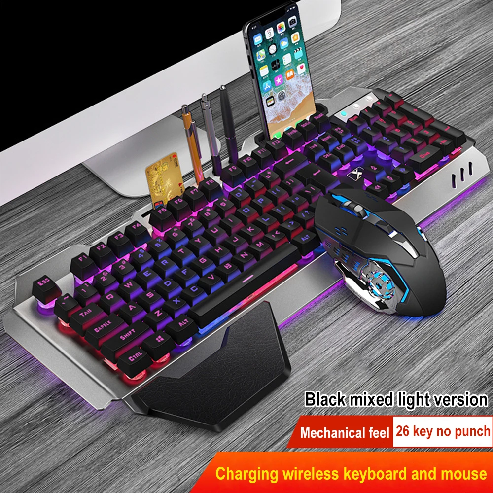 Ensemble clavier et souris san - Gaming Keyboard And Mouse Wireless avis et prix
