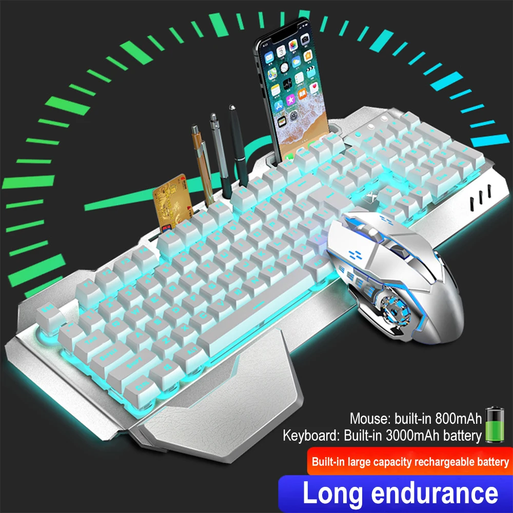 Ensemble clavier et souris san - Gaming Keyboard And Mouse Wireless avis et prix