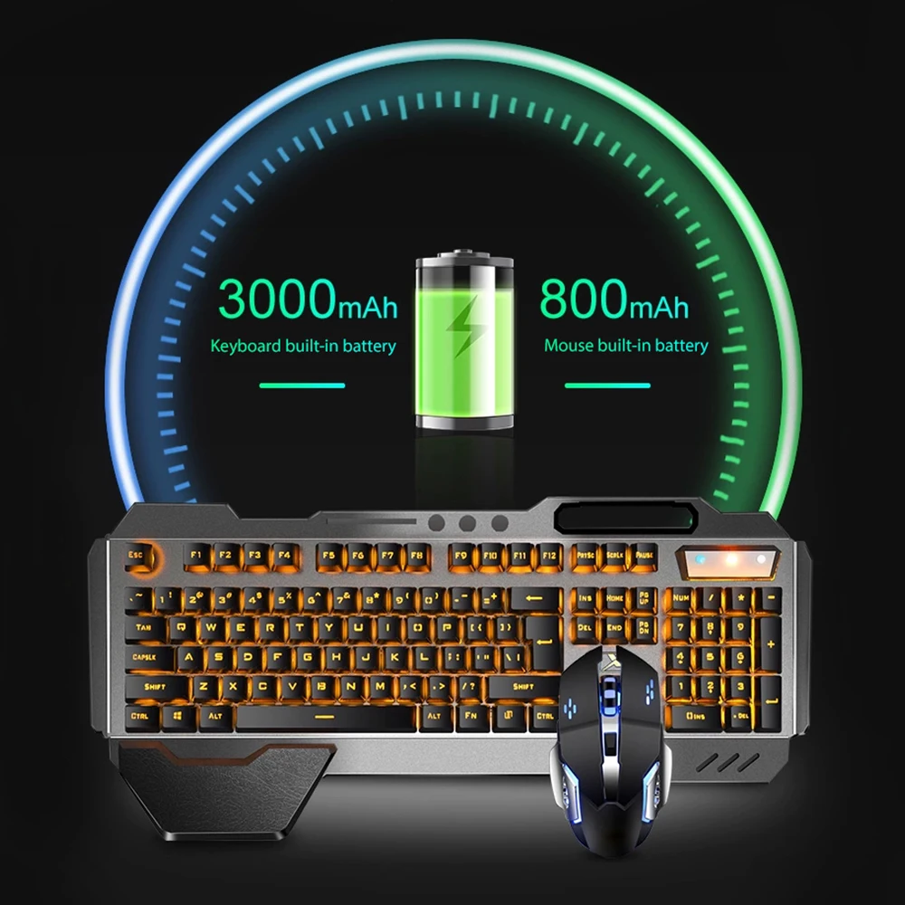 Ensemble clavier et souris san - Gaming Keyboard And Mouse Wireless avis et prix