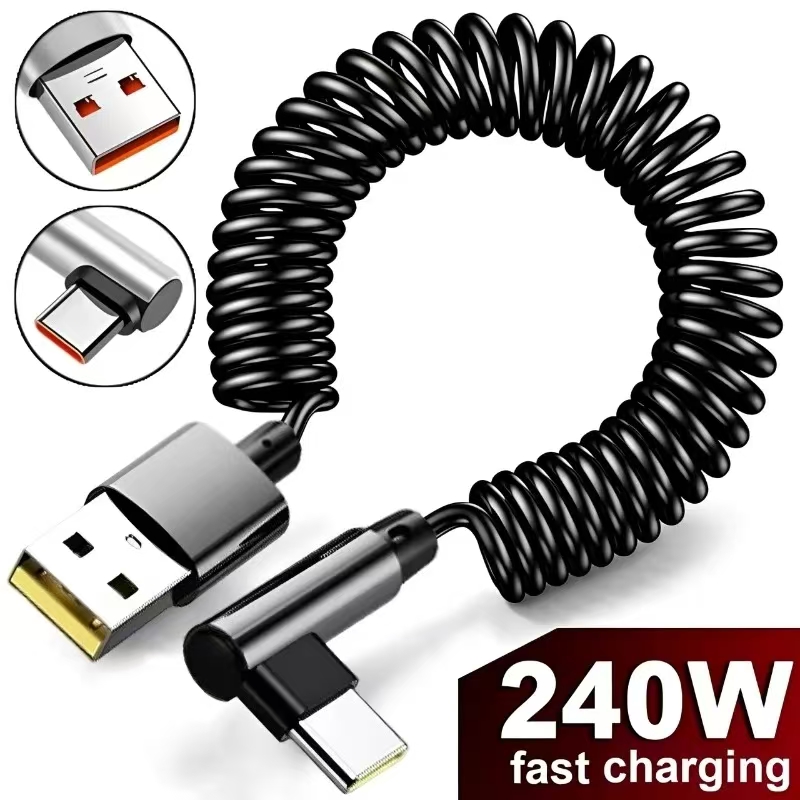Câble USB C spiralé à charge r - Coiled Usb Cable avis et prix