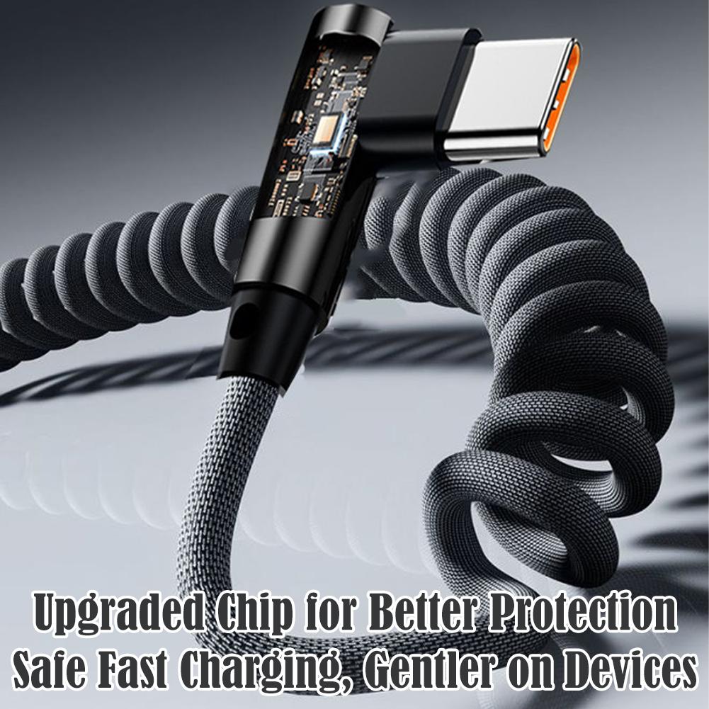 Câble USB C spiralé à charge r - Coiled Usb Cable avis et prix