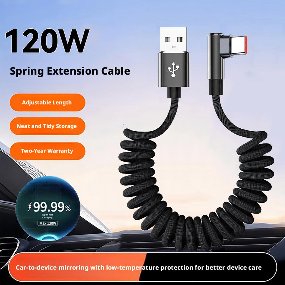 Câble USB C spiralé à charge r - Coiled Usb Cable avis et prix