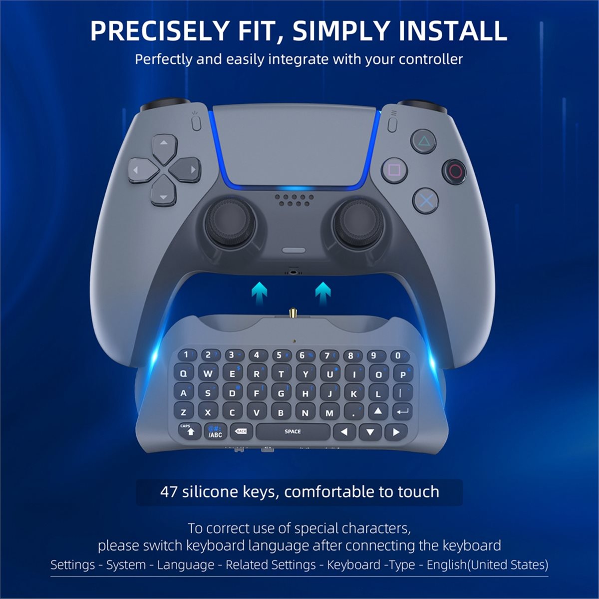 Clavier sans fil de jeu goodid - Gaming Keyboard Wireless avis et prix
