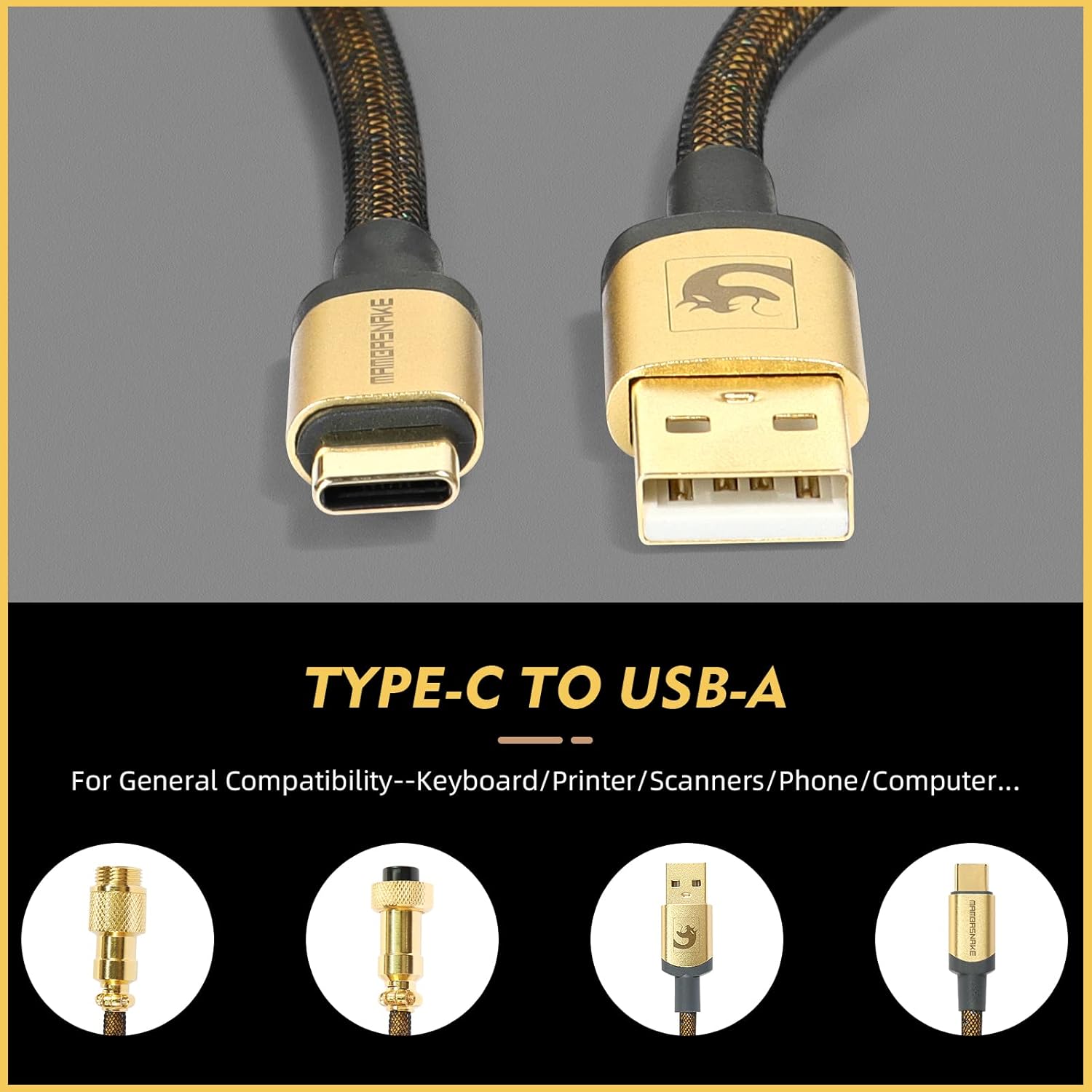 ATTACK SHARK * MAMBASNAKE C03  - Coiled Usb Cable avis et prix