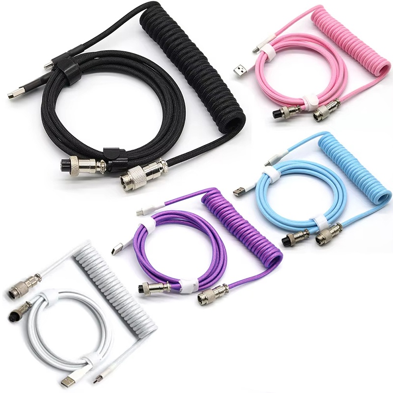 Câble enroulé pour clavier méc - Coiled Usb Cable avis et prix