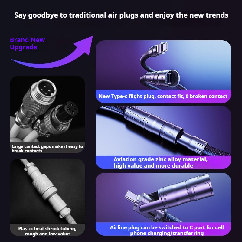 Câble de clavier enroulé Eary  - Coiled Usb Cable avis et prix