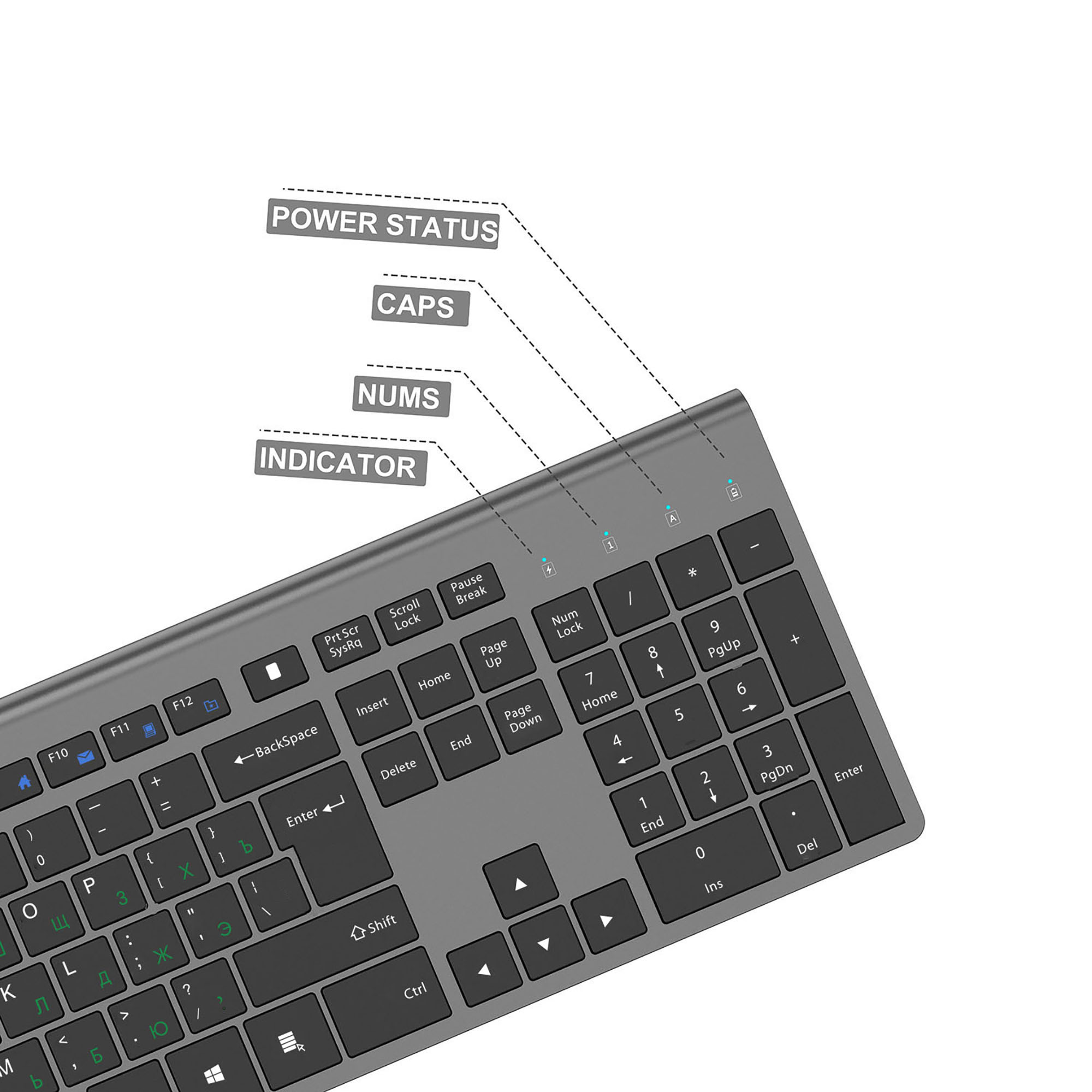 Ensemble clavier et souris san - Gaming Keyboard And Mouse Wireless avis et prix