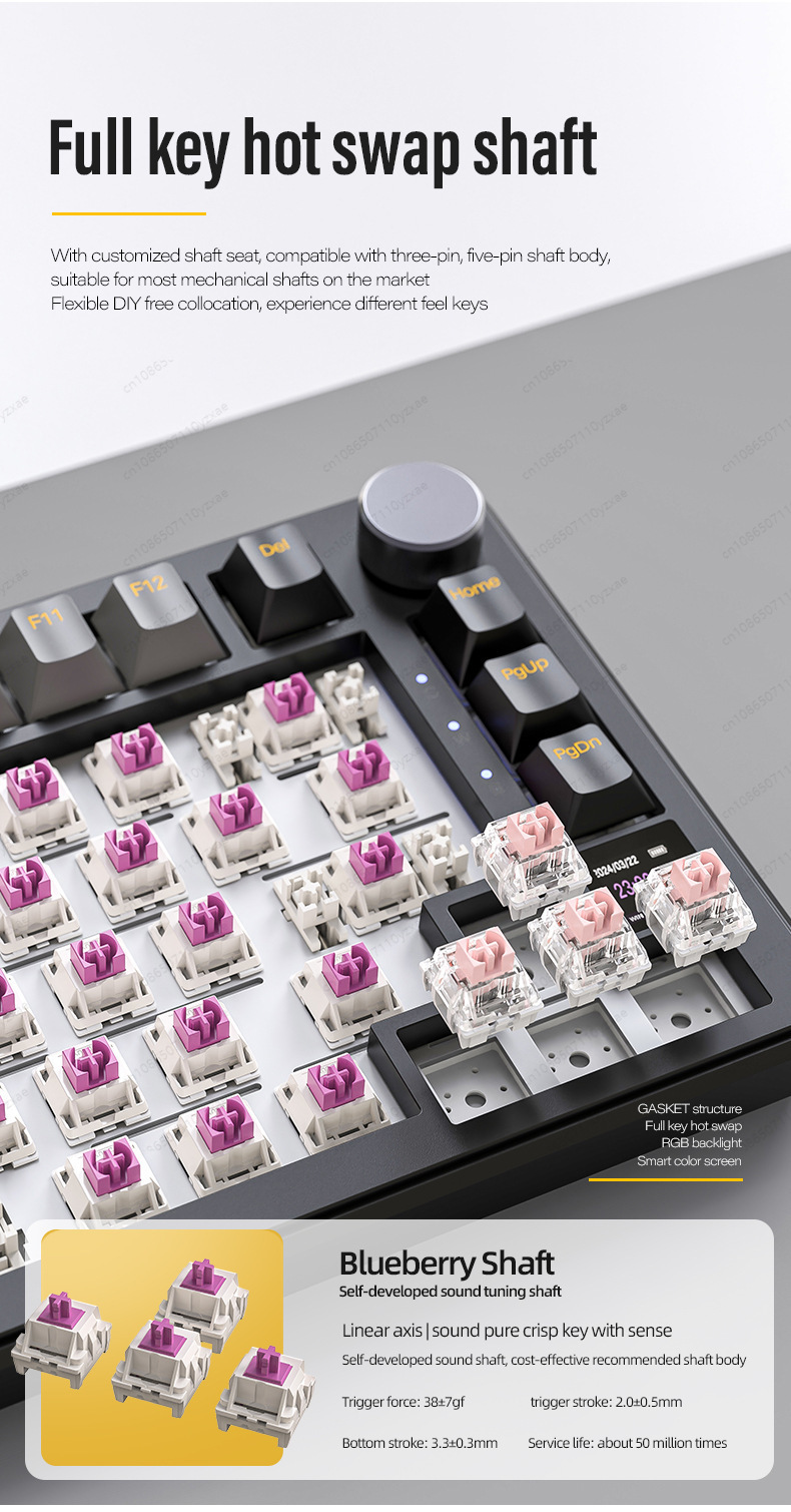 Clavier mécanique AL66 2024, e - Gaming Keyboard Affordable avis et prix