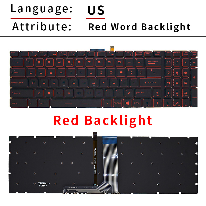 Clavier rétroéclairé US/RU/SP/ - Gaming Keyboard Backlit avis et prix