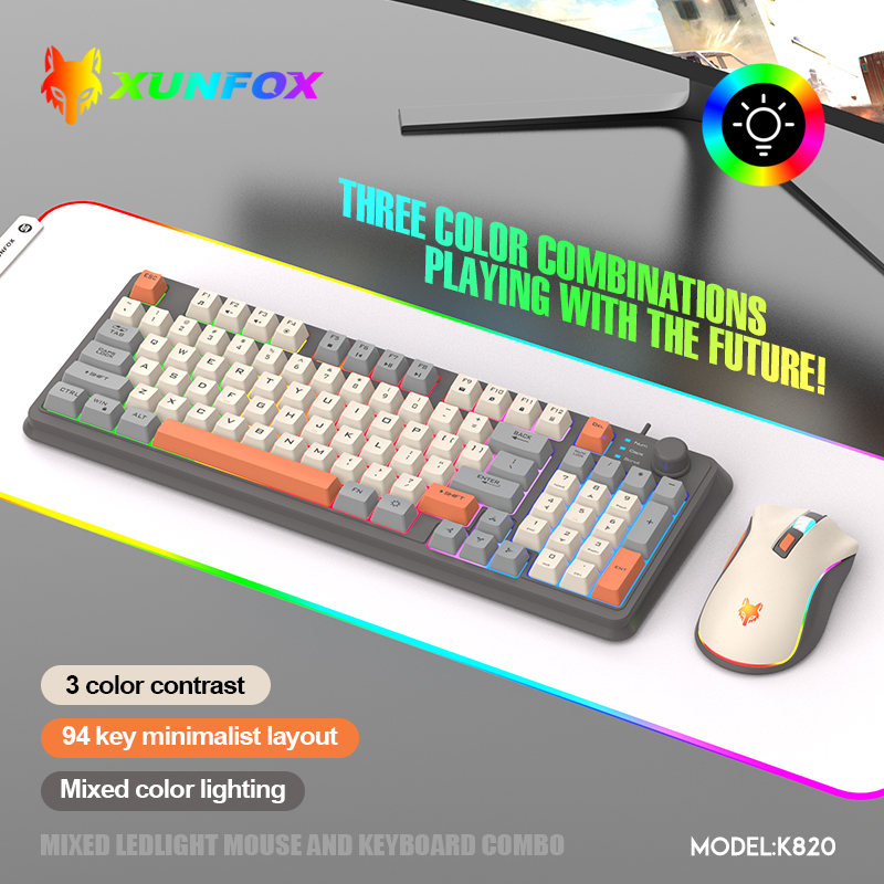 K820 USB filaire jeu clavier s - Gaming Keyboard And Mouse Wireless avis et prix