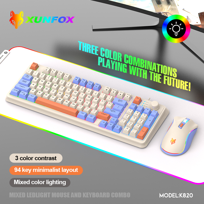 K820 USB filaire jeu clavier s - Gaming Keyboard And Mouse Wireless avis et prix