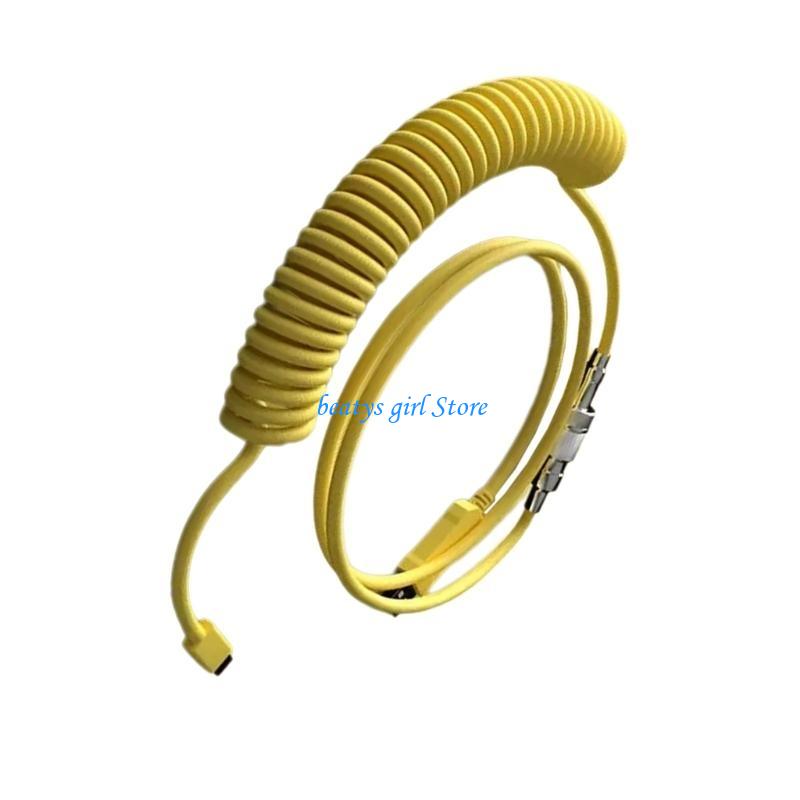 Câble USB type C enroulé C7AB  - Coiled Usb Cable avis et prix