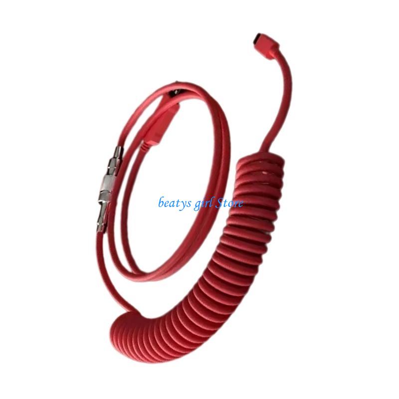 Câble USB type C enroulé C7AB  - Coiled Usb Cable avis et prix