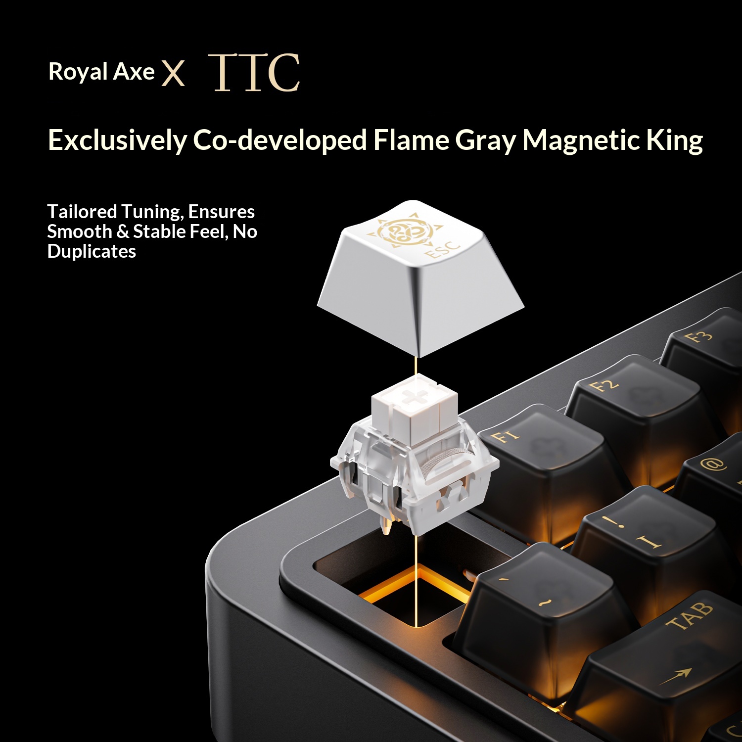 Royalaxe E75 HE coque en alumi - Gaming Keyboard Hall Effect Switches avis et prix